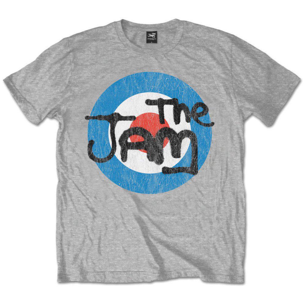 The Jam - Vintage Logo Tshirt Homme - Gris